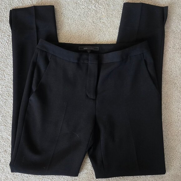BCBGMAXAZRIA Tarik Trouser Pants Black XS RND2F204 - Picture 3 of 8